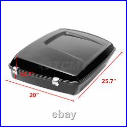 10.7 Chopped Pack Trunk & Latches Fit For Harley Tour Pak Road Glide 2014-2021