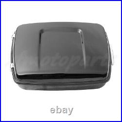 10.7 Chopped Pack Trunk With Latches Fit For Harley Tour Pak Road King 2014-2020