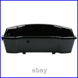 10.7 Chopped Pack Trunk with Black Latch For Harley Tour Pak Touring 1997-2013 US