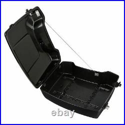 10.7 Chopped Pack Trunk with Black Latch For Harley Tour Pak Touring 1997-2013 US