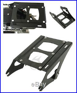 10.7'' Chopped Trunk Pack & Mounting Rack For Harley Touring Tour Pak 2014-2020