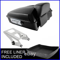 10.7 Chopped Trunk Pad with Mount Rack Fits For Harley Touring Tour Pak 2014-2023