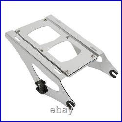 10.7 Chopped Trunk Rack Docking Plate Fit For Harley Tour-Pak Road Glide 14-23