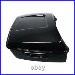 ABS King Pack Luggage Trunk Black Latches For Harley Tour Pak Street Glide 14-20