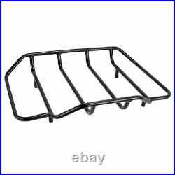 Advanblack Air Wing Tour Pak Pack Luggage Rack Fits 1997+ Harley Trunk Suitcase