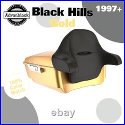 Advanblack BLACK HILLS GOLD Rushmore King Tour Pak Pack Fits 97+ Harley/Softail