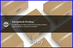 Advanblack BLACK QUARTZ Rushmore King Tour Pak Pack Pad For 97+ Harley/Softail