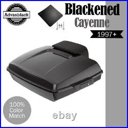 BLACKENED CAYENNE Advanblak Rushmore Razor Tour Pak Pack For 97+ Harley/Softail