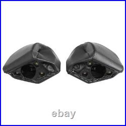 Black 6-1/2'' Rear Speakers For Harley Tour Pak Touring Electra Glide 2014-2020