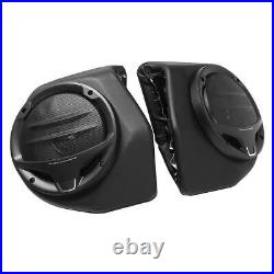 Black 6.5 King Pack Rear Speakers Fit For Harley Tour Pak Touring 2014-2020 19