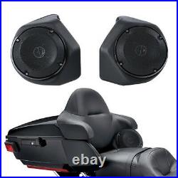 Black 6.5'' Rear Speakers Fit For Harley Touring Tour Pak Road Glide 2014-2022