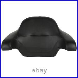 Black Chopped Pack Trunk Backrest Pad Fit For Harley Tour Pak Road Glide 2014-22