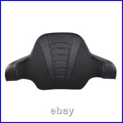 Black Chopped Pack Trunk Pad Mount Fit For Harley Tour-Pak Road Glide 2009-2013