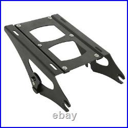Black Chopped Trunk Pad Rack Plate Fit For Harley Tour Pak Street Glide 14-21 20