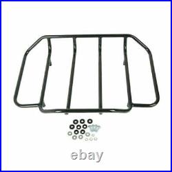Black Chopped Trunk Top Rack Fit For Harley Tour Pak Electra Gilde 1997-2013 12