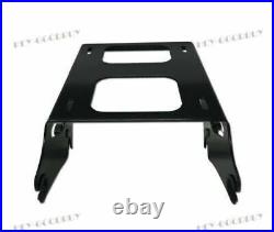Black Detachable 2Up Tour-Pak Luggage Rack For Harley Touring Road King 14-16 HY