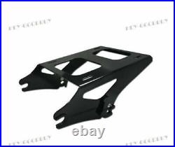 Black Detachable 2Up Tour-Pak Luggage Rack For Harley Touring Road King 14-16 HY