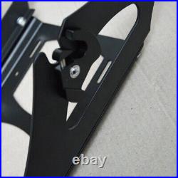 Black Detachable Two Up Tour Pak Mounting Rack For Harley Touring Models Bs New