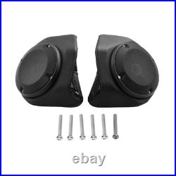 Black King Pack Trunk 6.5'' Speakers Fit For Harley Tour Pak Touring 14-22