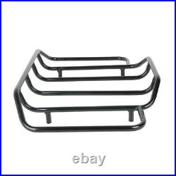 Black King Pack Trunk Luggage Rack Rail Fit For Harley Tour Pak Road King 14-22