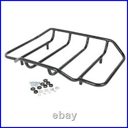 Black King Trunk Pad Mounting Rack Fit For Harley Touring Tour Pak Pack 14-2022