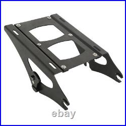 Black King Trunk Two Up Mounting Rack Fit For Harley Tour Pak Touring 2014-2022