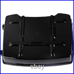 Black Pack Trunk Solo Mount Rack Fit For Harley Tour Pak Electra Glide 09-13 12