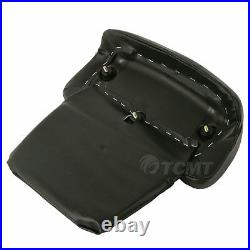 Black Razor Trunk Backrest Luggage Rack Fit For Harley Tour Pak Road Glide 14-22