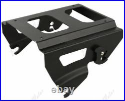 Black Solo Tour-Pak Mounting Rack for Harley Touring Road Glide Electra Glide BT