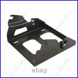 Black Solo Tour-Pak Mounting Rack for Harley Touring Road Glide Electra Glide BT
