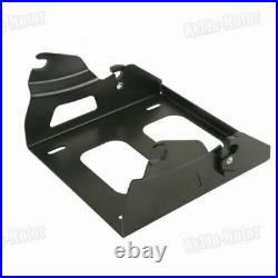Black Solo Tour-Pak Mounting Rack for Harley Touring Road Glide Electra Glide KY