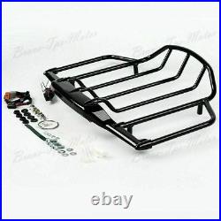 Black Tour Pak Pack Luggage Rack Light Fit For Harley Touring Street Glide 93-13