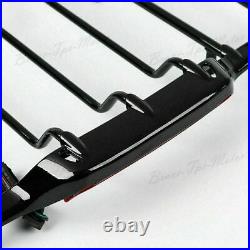 Black Tour Pak Pack Luggage Rack Light Fit For Harley Touring Street Glide 93-13