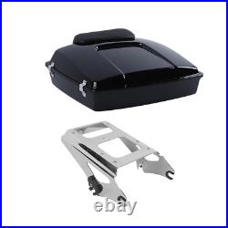 Black Tour Pak Pack Trunk Mounting Rack Fit For Harley Electra Road Glide 09-13
