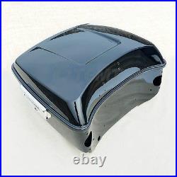 Black Tour Trunk For Harley Touring Tour Pak Road Electra Glide 2014-2020 19 18