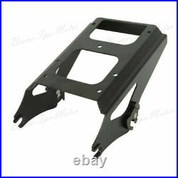 Black Two Up Tour Pak Pack Mounting Luggage Rack For Harley Touring 2009-2013 BT