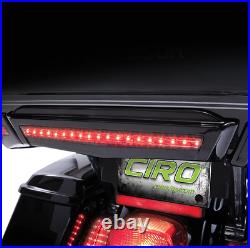 CIRO Center Brake LED Light Black Tour Pak HARLEY ELECTRA GLIDE ROAD ULTRA 14-19