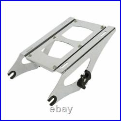 Chopped Backrest Mounting Rack Fit For Harley Touring Tour Pak Road King 14-2023