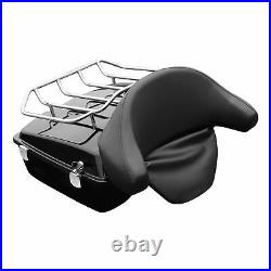 Chopped Pack Trunk Backrest Base Plate Fit For Harley Tour Pak Road King 1997-13
