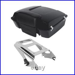 Chopped Pack Trunk Backrest & Luggage Rack For Harley Tour Pak Touring 2009-2013