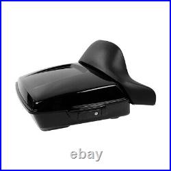 Chopped Pack Trunk Backrest Mount Rack Fit For Harley Tour-Pak Touring 1997-2008