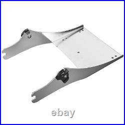 Chopped Pack Trunk Backrest Rack Mount Fit For Harley Tour Pak Touring 1997-2008