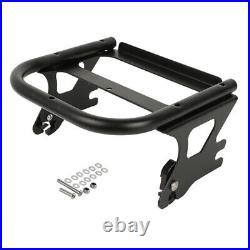 Chopped Pack Trunk Pad Mount Rack Fit For Harley Tour Pak Road Glide FLTR 97-08