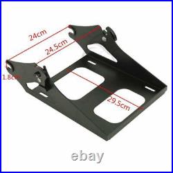 Chopped Pack Trunk Pad Mount Rack Fit For Harley Tour Pak Touring Glide 14-23 18