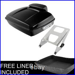 Chopped Pack Trunk Pad Tow Up Mount Rack Fit For Harley Tour Pak Touring 2014-Up