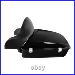 Chopped Trunk Backrest Mount Base Plate Fit For Harley Tour Pak Road Glide 14-Up