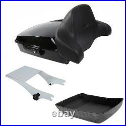 Chopped Trunk Backrest Mount Fit For Harley Tour Pak Pack Road King 1997-2008 06