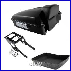 Chopped Trunk Backrest Mount Rack Fit For Harley Tour Pak Heritage Softail 18-23