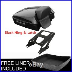 Chopped Trunk Backrest Pad Mounting Rack For Harley Tour Pak Touring 2014-2020