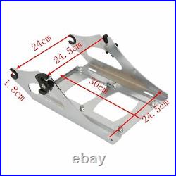 Chopped Trunk & Chrome Mount Rack Fit For Harley Tour Pak Electra Glide 14-2022